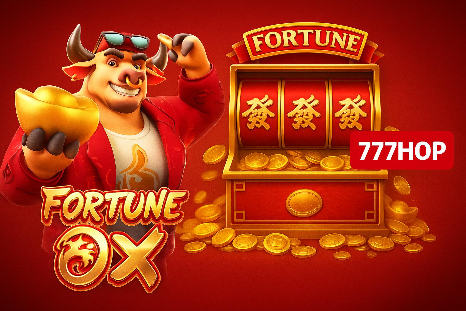 Fortune Ox no 777HOP - Aposte Agora e Reivindique Seus Ganhos