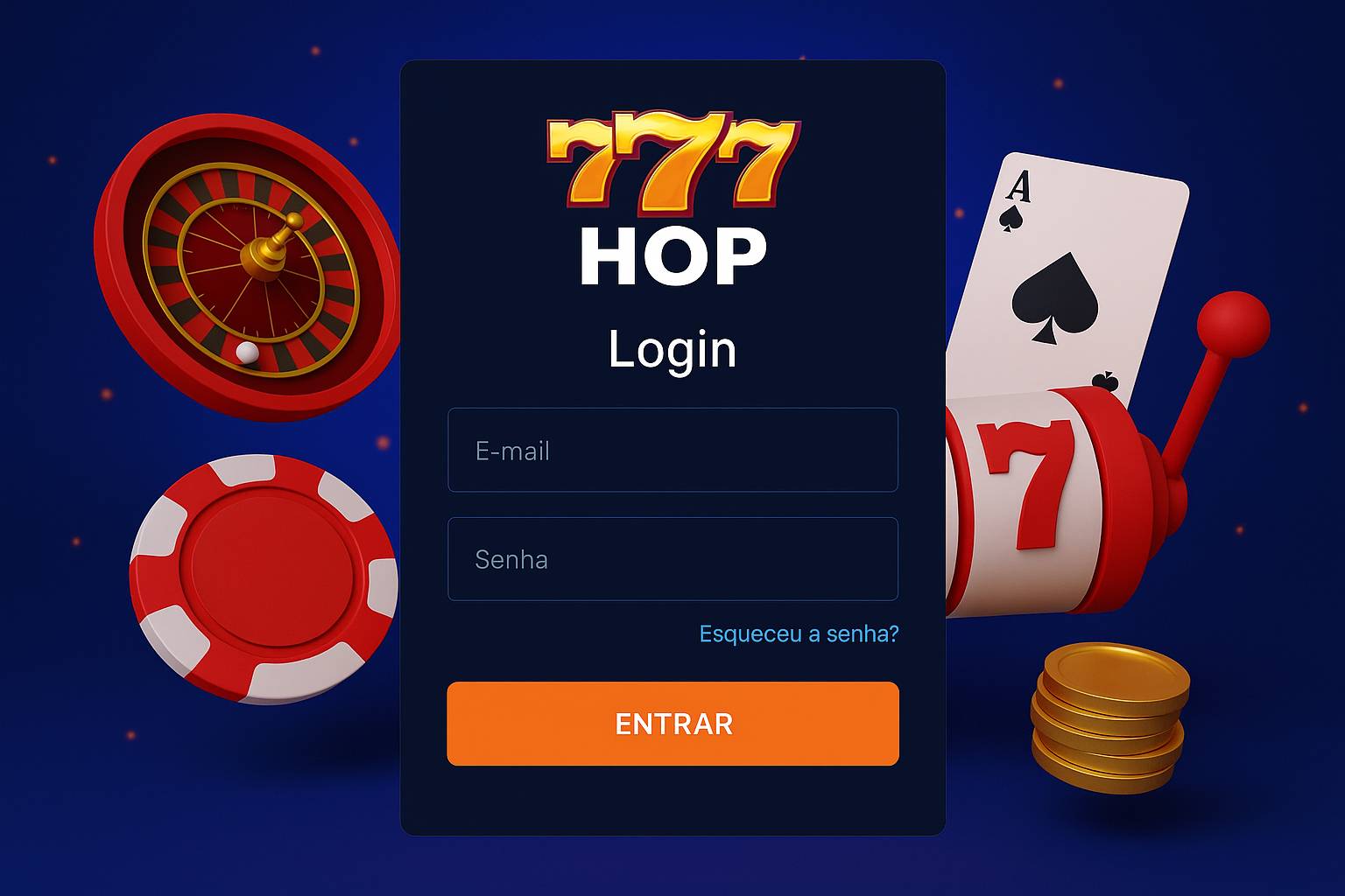 Login no Cassino 777HOP
