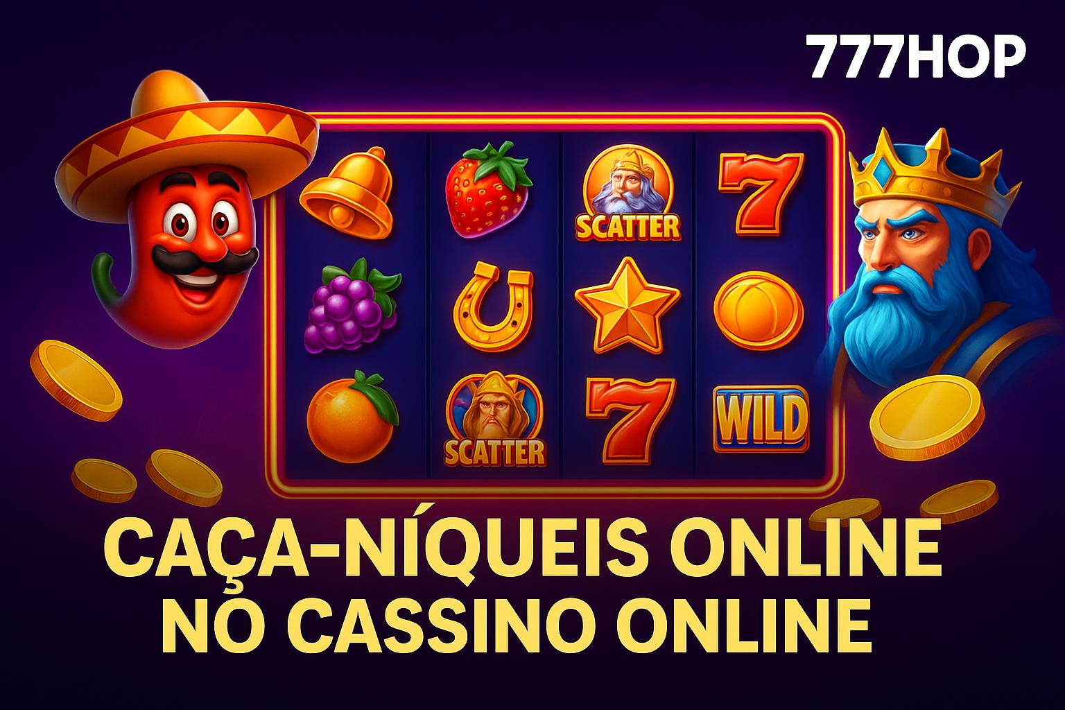 Explore o mundo das slot machines no 777HOP Casino